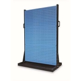 固定型雙面物料架960×630×1450mm(4方孔2百葉)，KR-2342